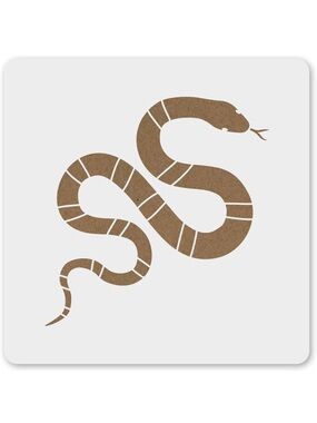Snake Stencil 12 Inch Reusable Mylar Painting Craft Template DIY Painting FCT